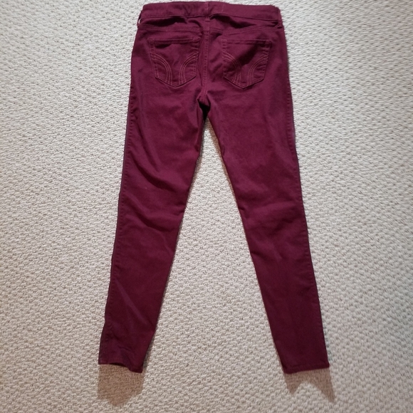 Hollister red skinny jeans - Picture 3 of 4